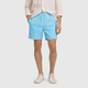 Men's Blue Banana Quick-Dry Swim Shorts Black Canvas
