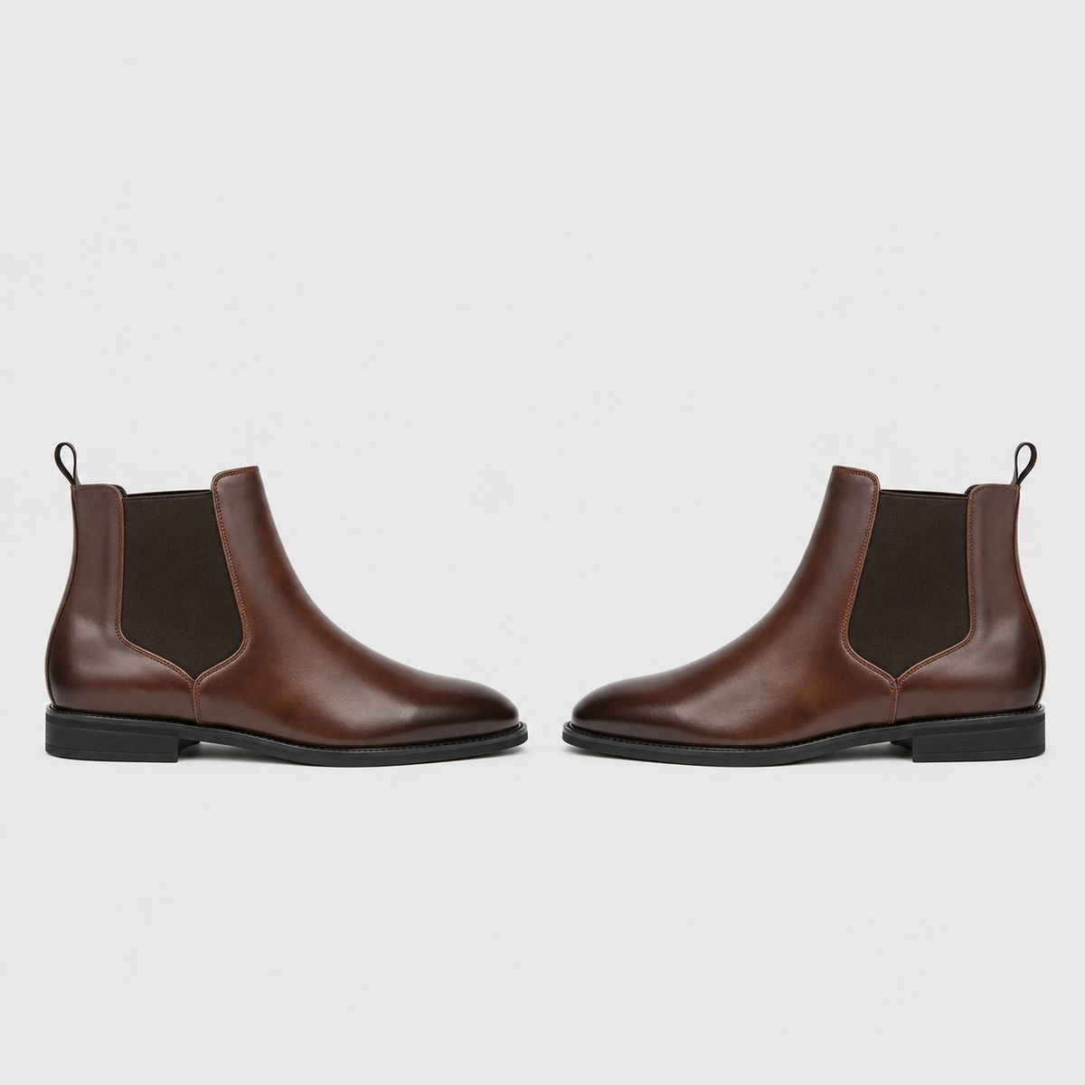 Men's Chelsea Boots Classic British Style Black Canvas