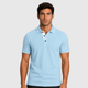 Men's Classic Fit Short Sleeve Polo Shirt Black Canvas