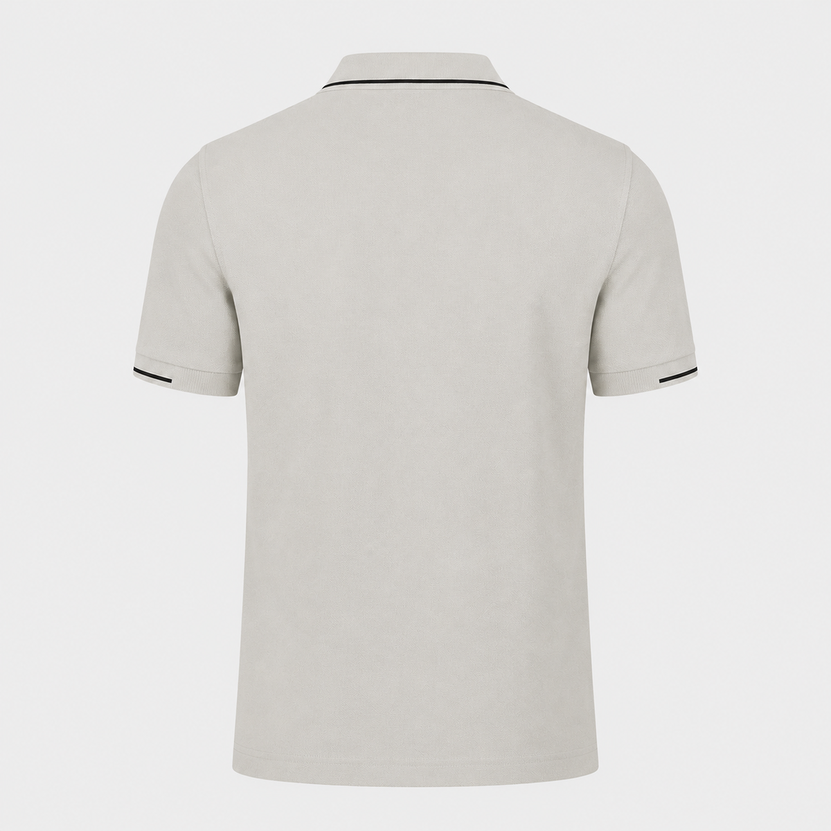 Men's Classic Fit Short Sleeve Polo Shirt Black Canvas