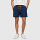 Men's Coconut Tree Quick-Dry Swim Shorts Black Canvas