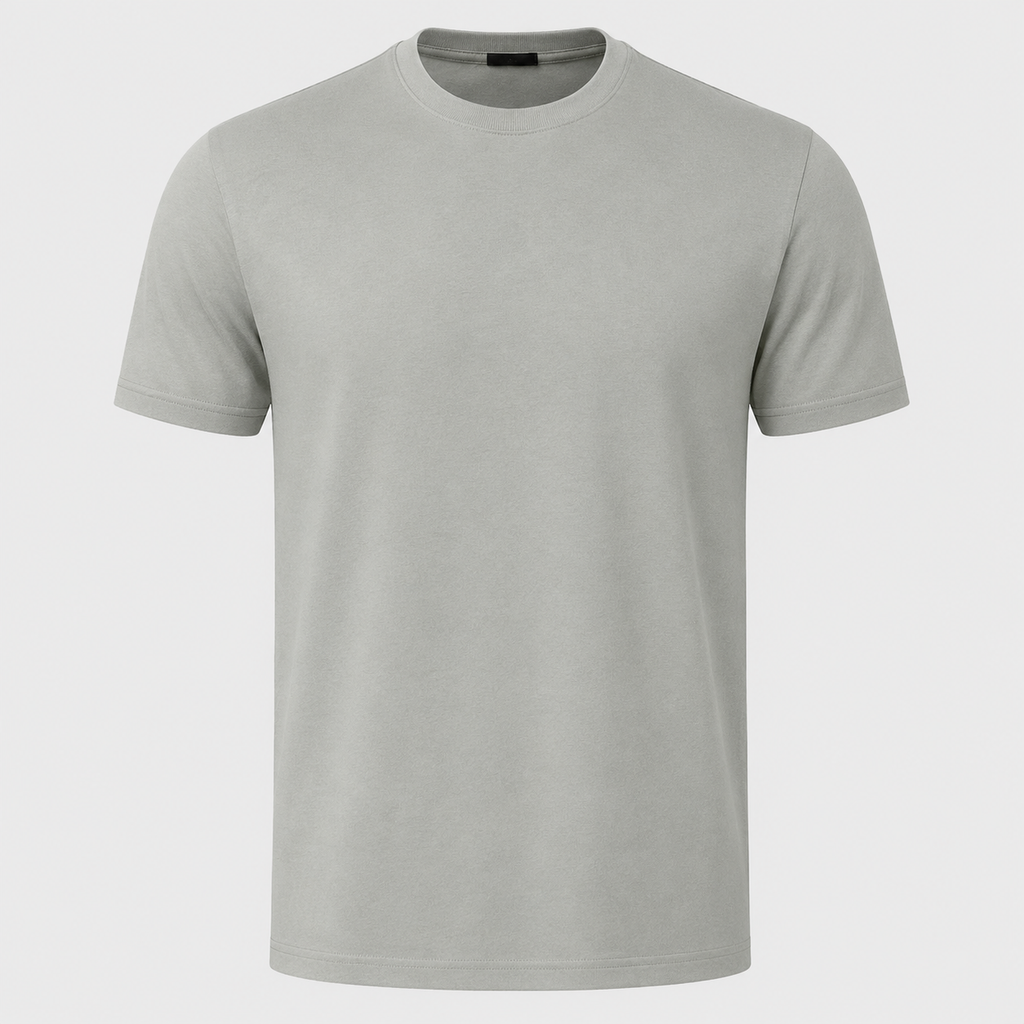 Men's Cotton Crew Neck Soft Touch T-Shirt Black Canvas