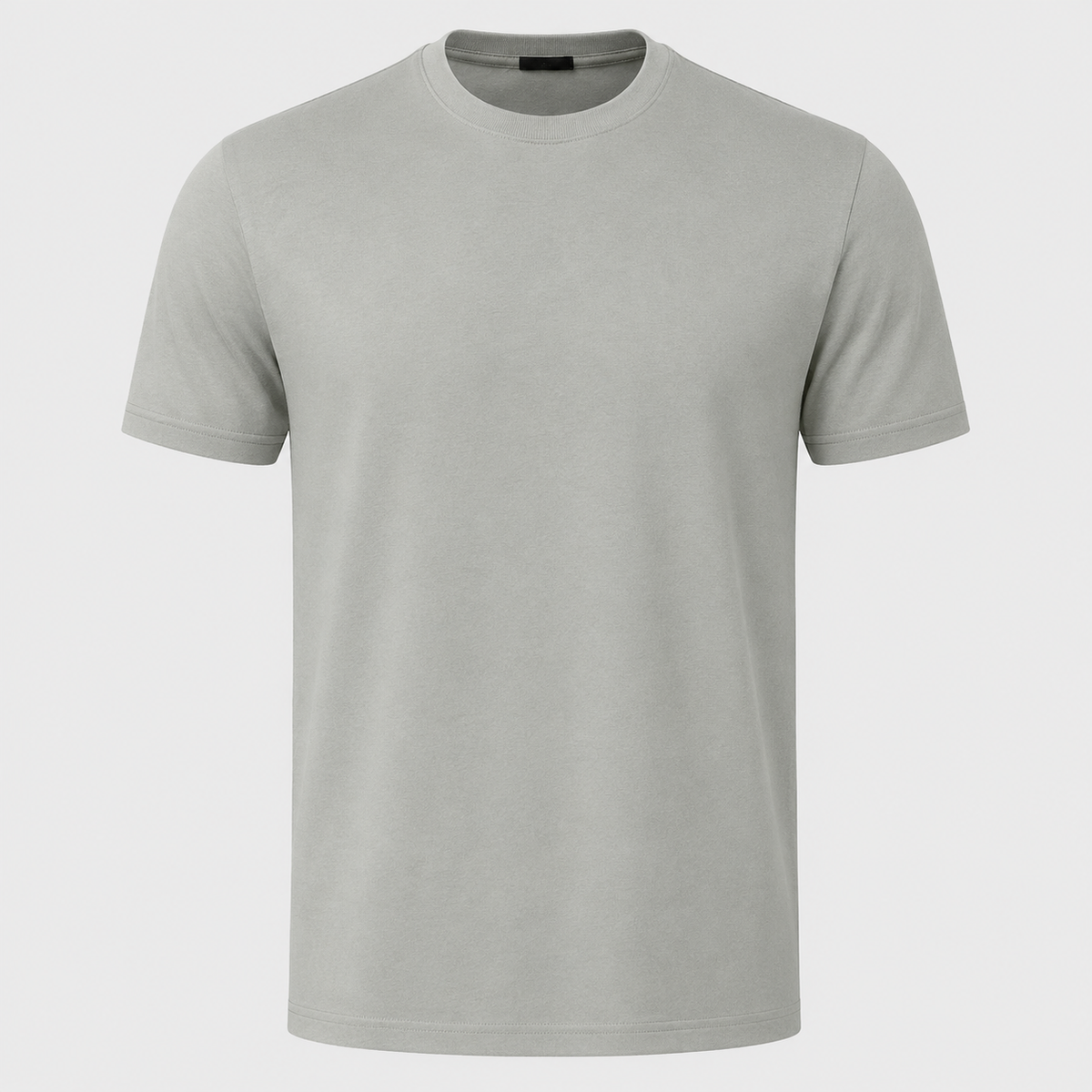Men's Cotton Crew Neck Soft Touch T-Shirt Black Canvas