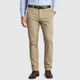Men's Cotton High Waist Straight Leg Trousers Black Canvas