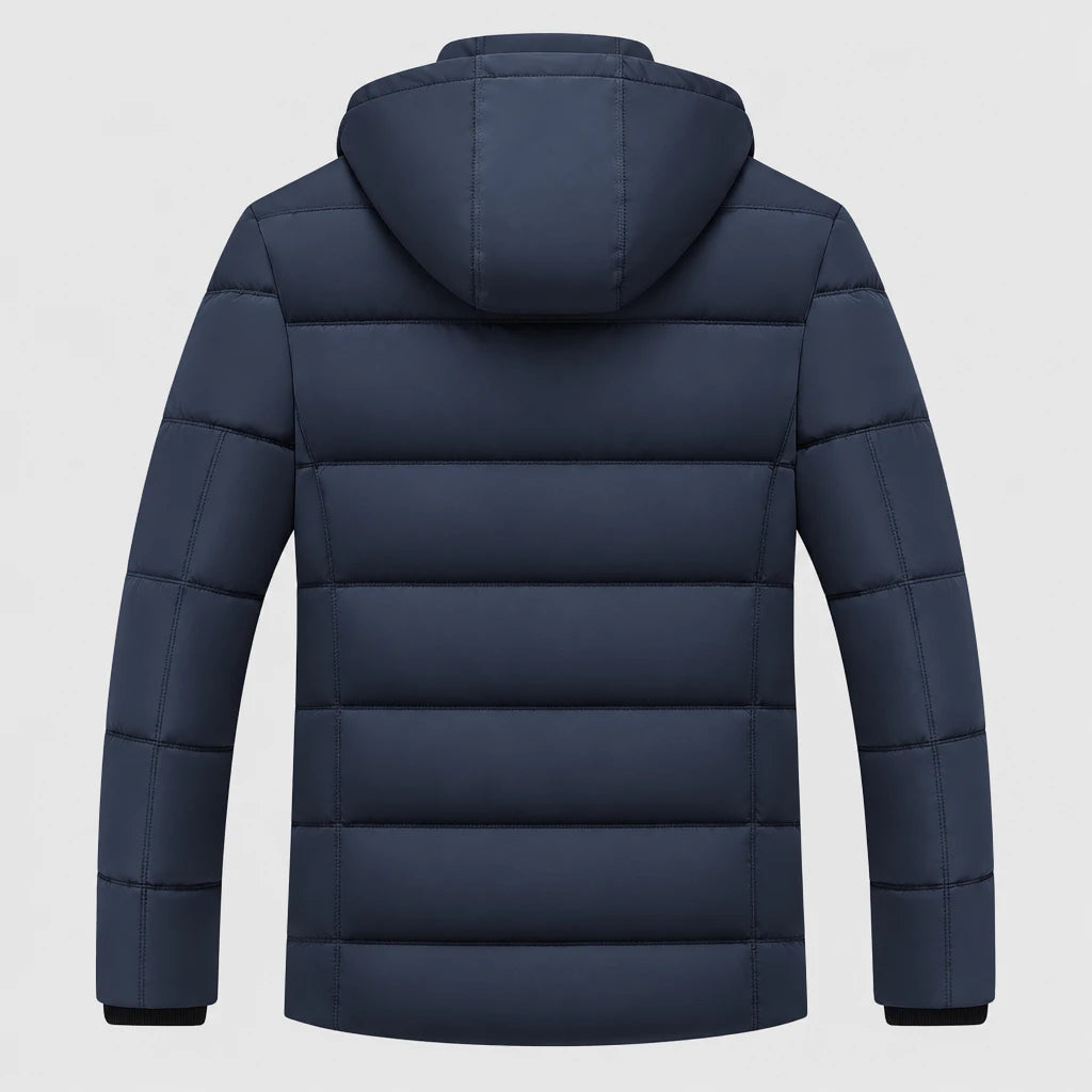 Men's Fleece Lined Hooded Winter Parka