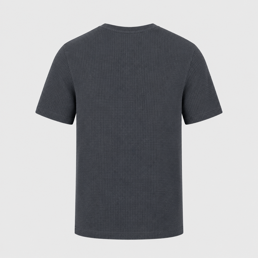 Men's Ice Silk Quick-Dry Short Sleeve T-Shirt Black Canvas