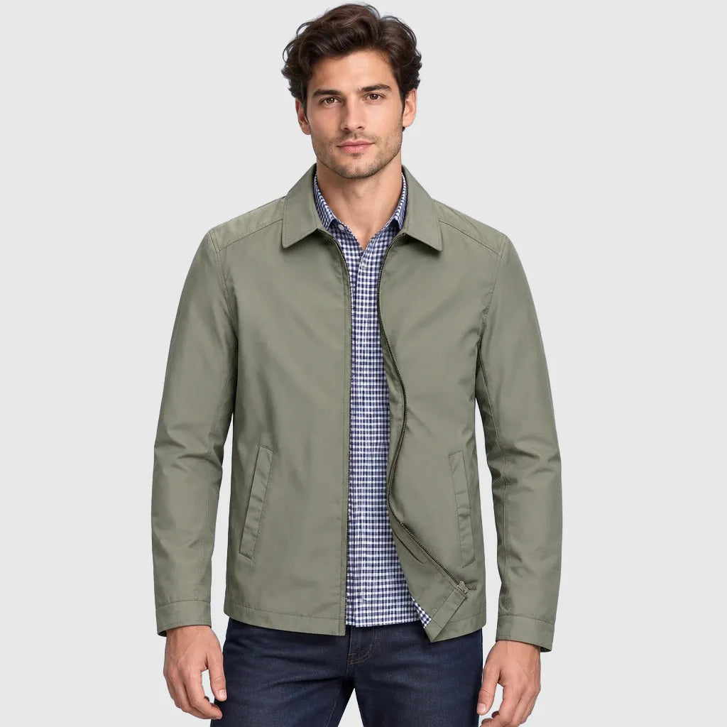 Men's Lightweight Lapel Golf Jacket