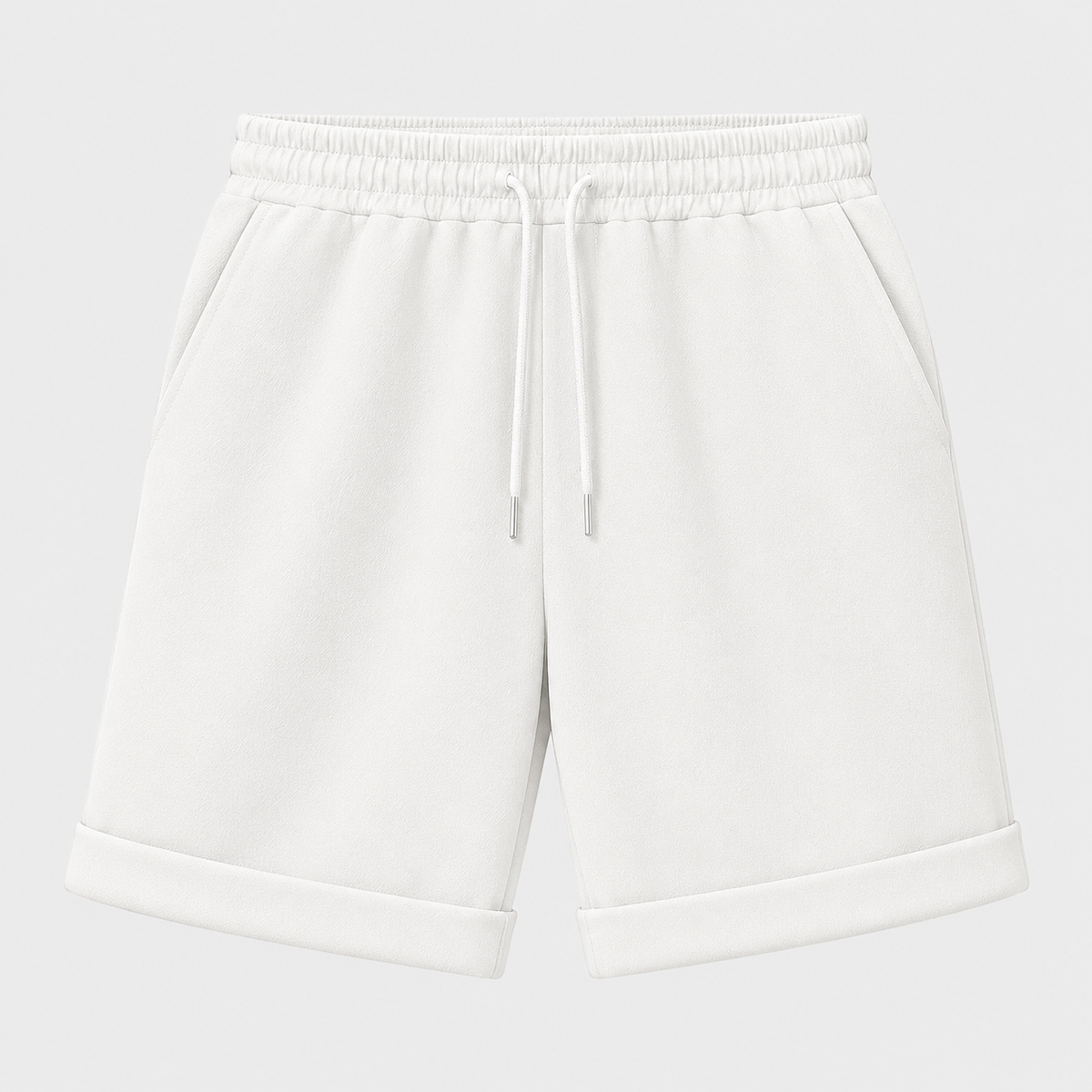 Men's Lightweight Solid Colour Shorts Black Canvas