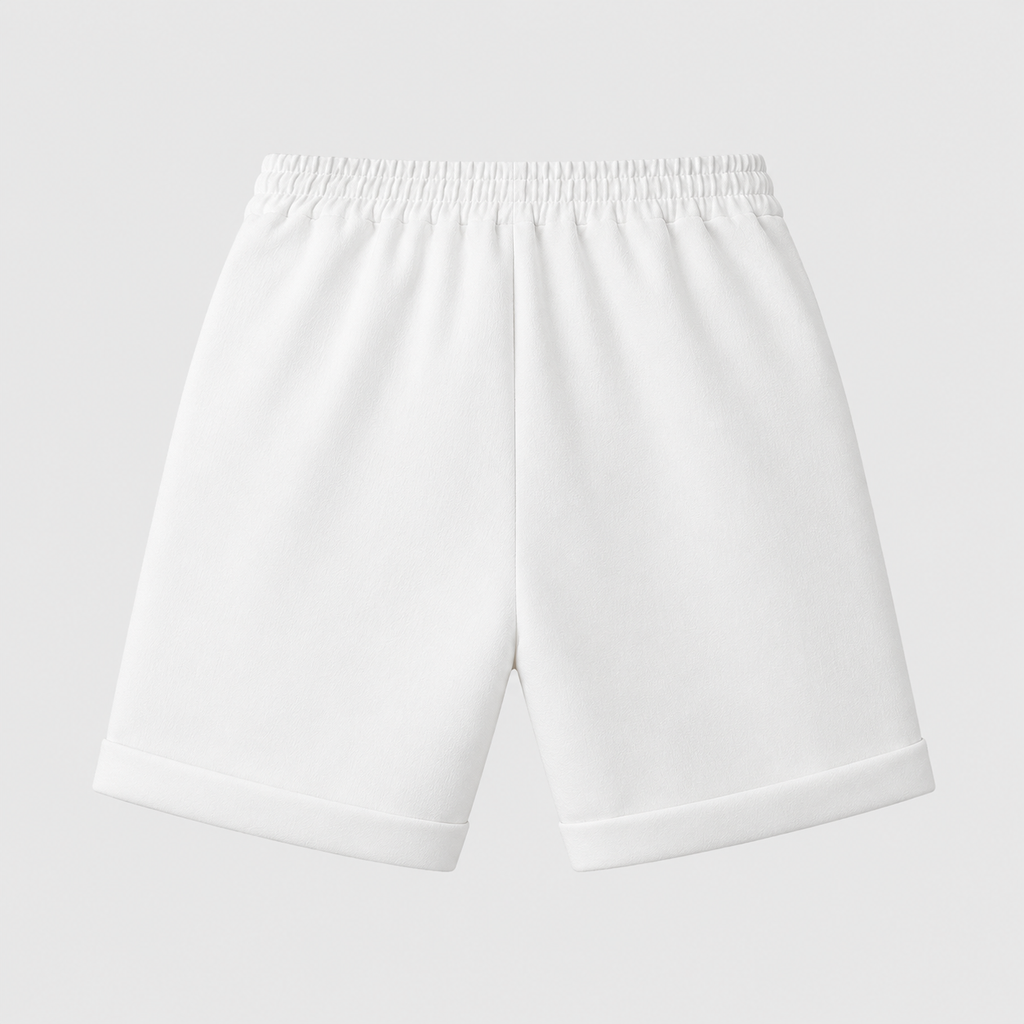 Men's Lightweight Solid Colour Shorts Black Canvas