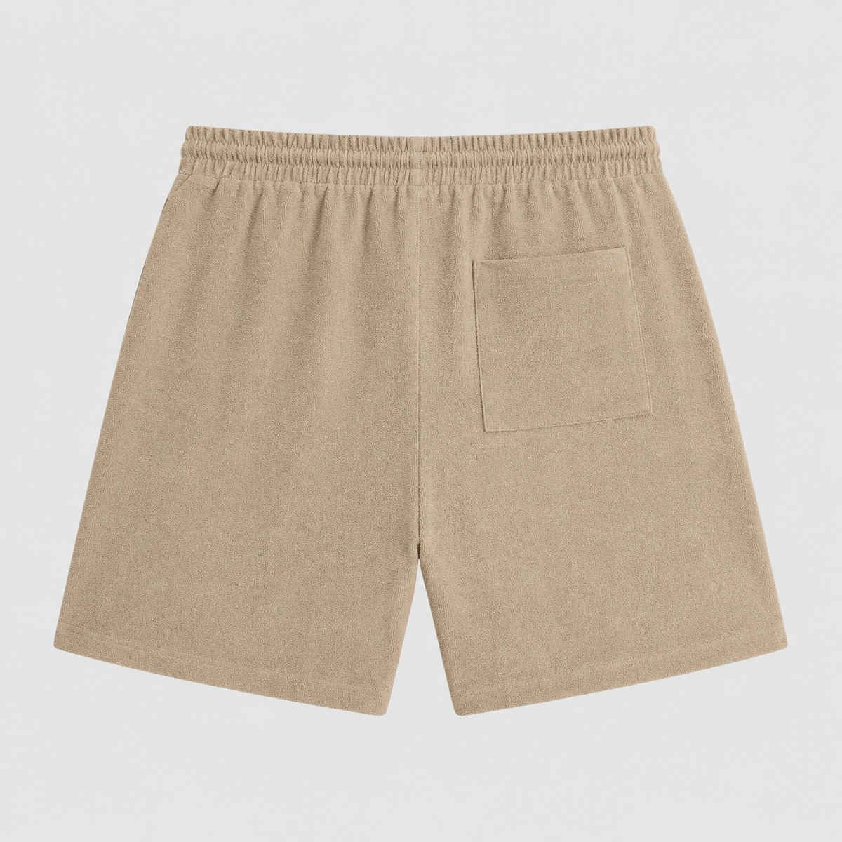 Men's Linen Cotton Loose Fit Shorts Black Canvas