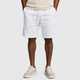 Men's Linen Cotton Loose Shorts Black Canvas