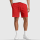 Men's Linen Drawstring Shorts Relaxed Fit Black Canvas