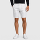 Men's Linen Straight Fit Knee Length Shorts Black Canvas