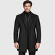 Men's Longline Wool Business Coat