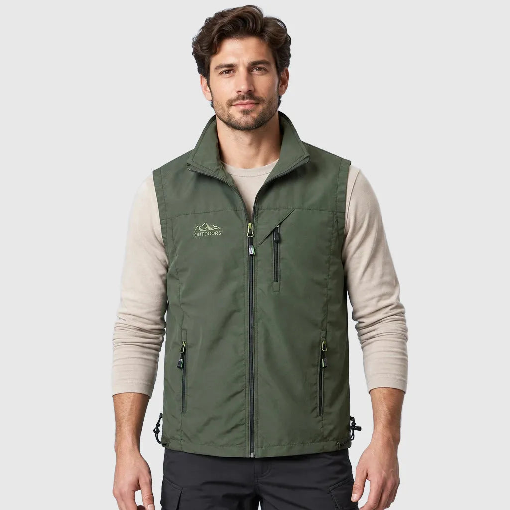 Men's Multi Pocket Outdoor Utility Gilet