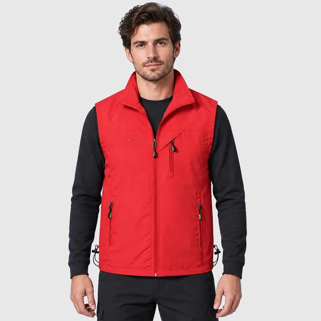 Men's Multi Pocket Outdoor Utility Gilet