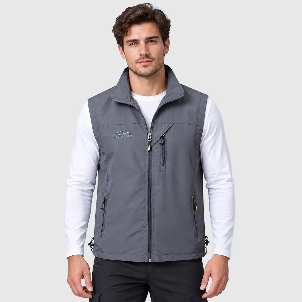Men's Multi Pocket Outdoor Utility Gilet