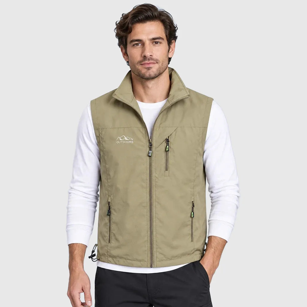 Men's Multi Pocket Outdoor Utility Gilet