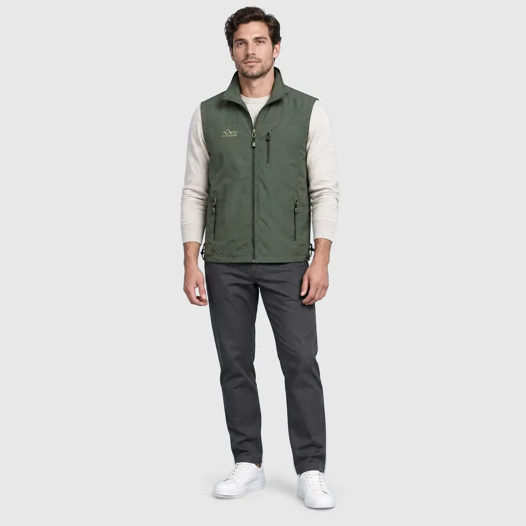 Men's Multi Pocket Outdoor Utility Gilet