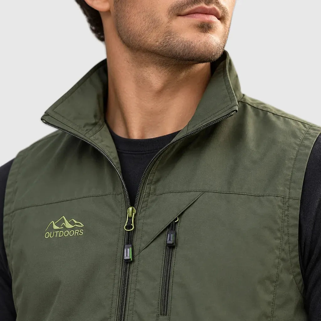 Men's Multi Pocket Outdoor Utility Gilet