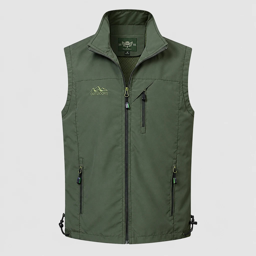 Men's Multi Pocket Outdoor Utility Gilet