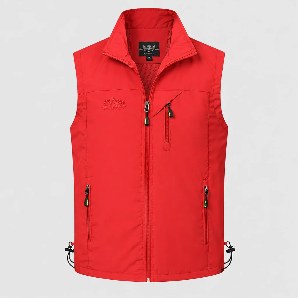 Men's Multi Pocket Outdoor Utility Gilet