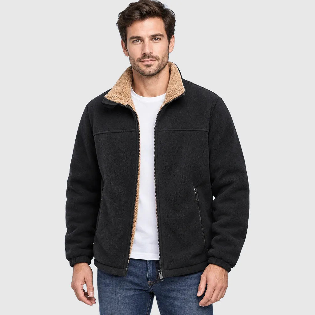 Men's Multi Pocket Polar Fleece Hiking Jacket