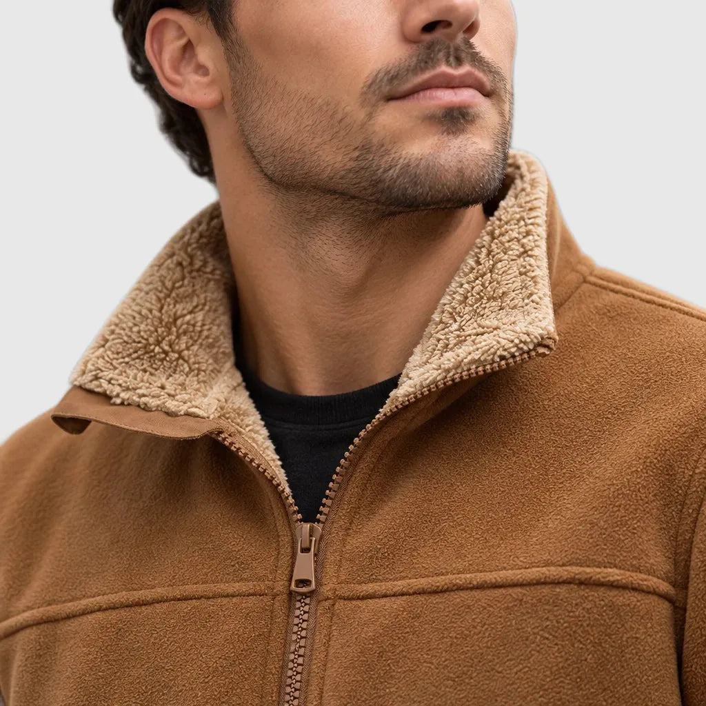Men's Multi Pocket Polar Fleece Hiking Jacket