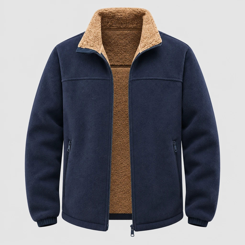 Men's Multi Pocket Polar Fleece Hiking Jacket
