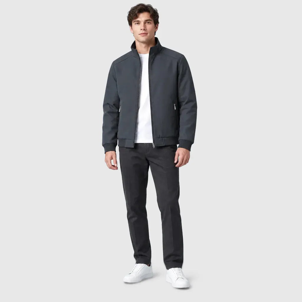 Men's Padded Stand Collar Winter Jacket