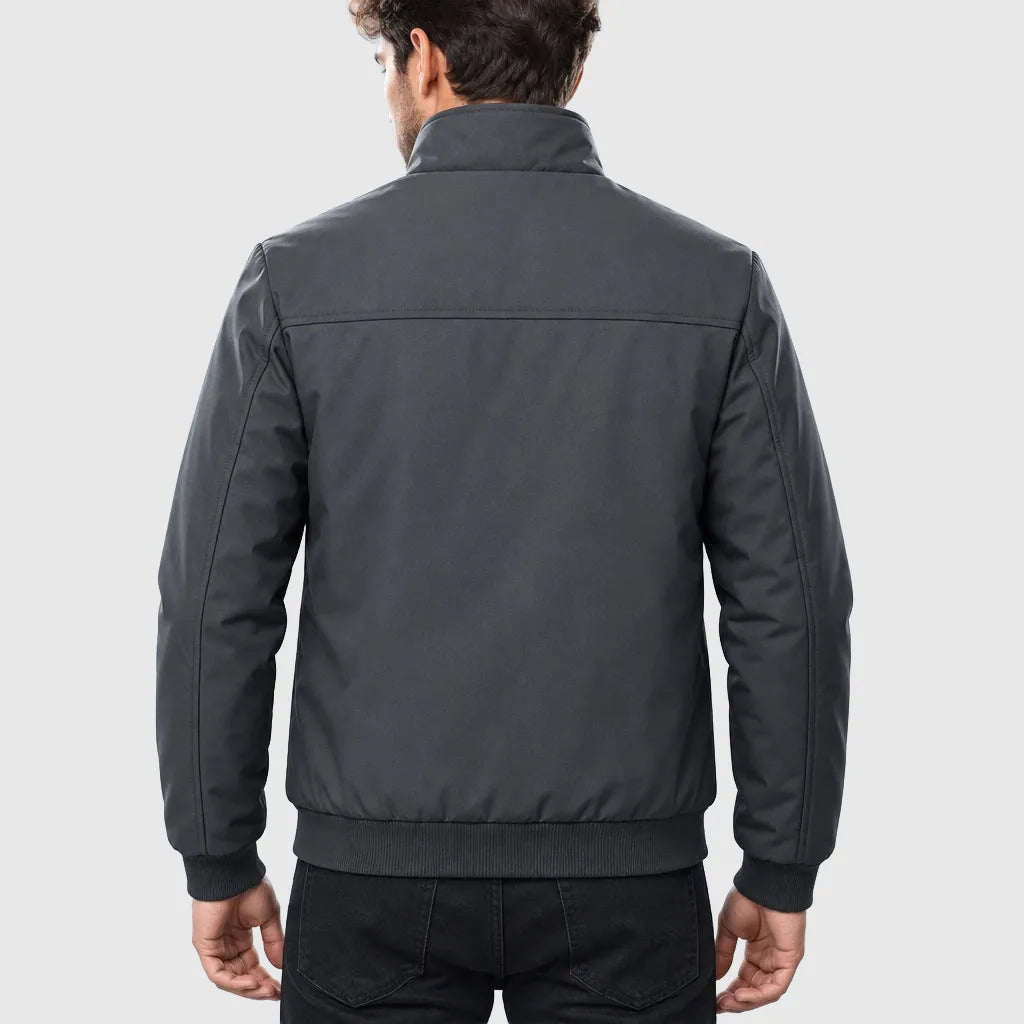 Men's Padded Stand Collar Winter Jacket