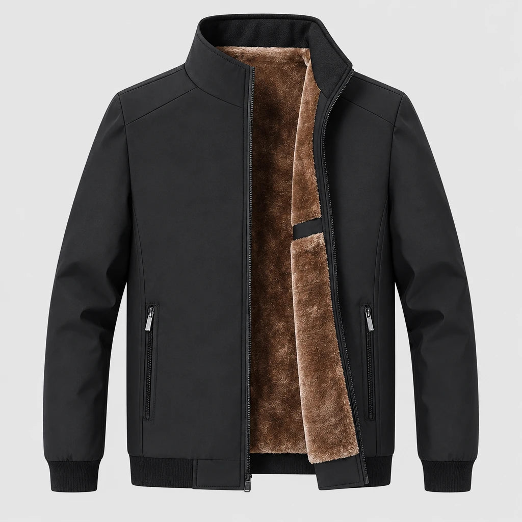 Men's Padded Stand Collar Winter Jacket