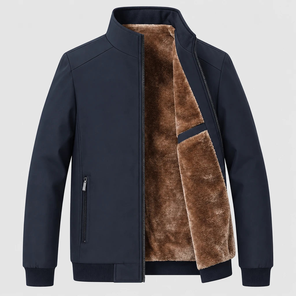 Men's Padded Stand Collar Winter Jacket