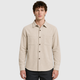 Men's Slim Fit Corduroy Button-Down Shirt Black Canvas
