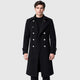Men's Slim Fit Double Breasted Trench Coat