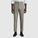 Men's Slim Fit Formal Tailored Trousers Black Canvas