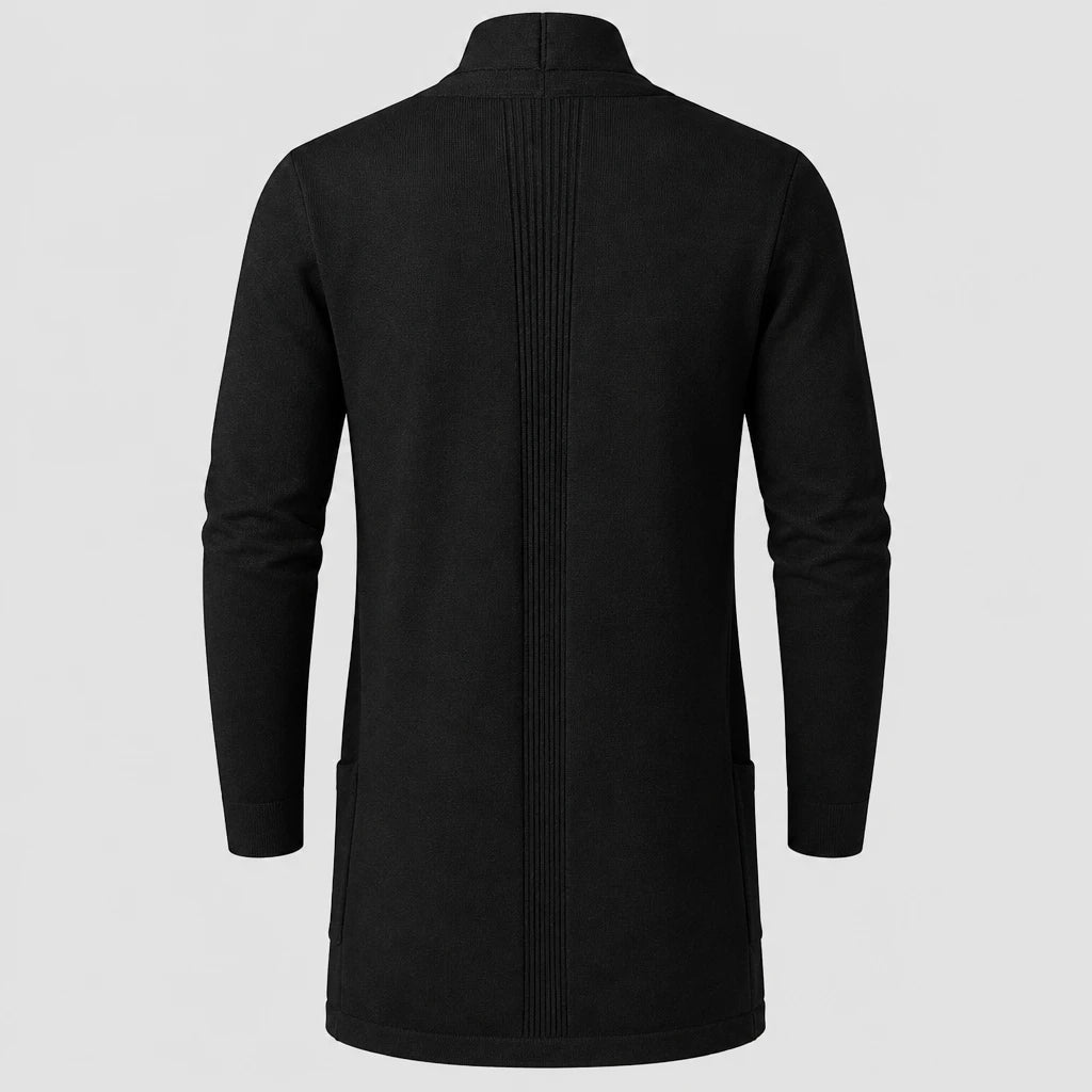 Men's Slim Fit Longline Knitted Cardigan