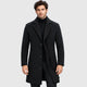 Men's Slim Fit Longline Wool Blend Coat