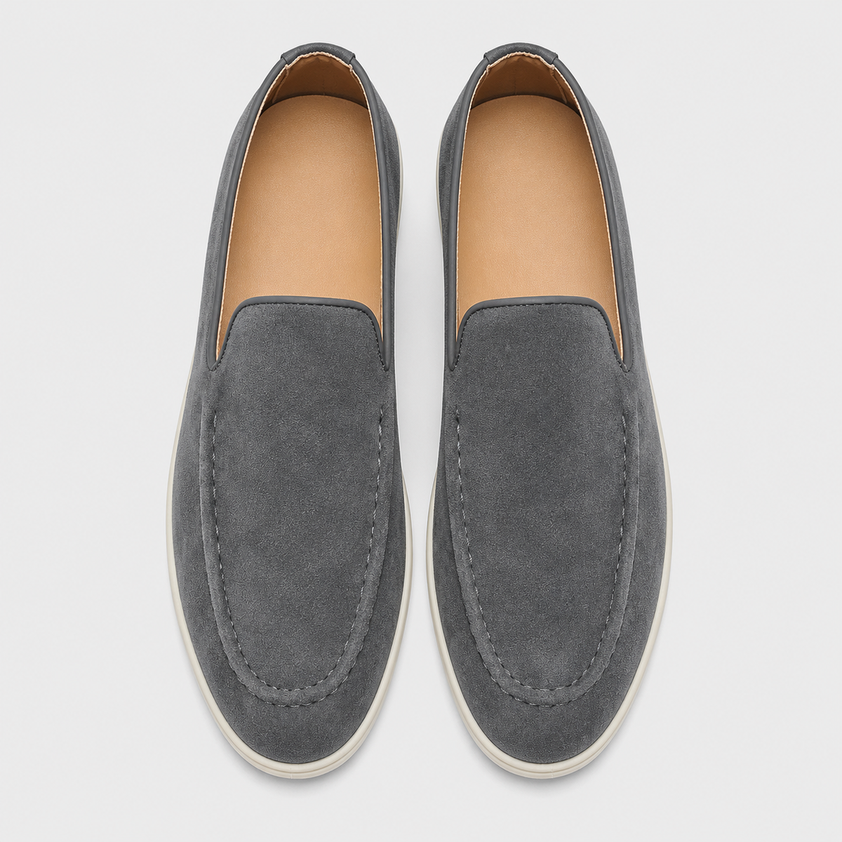 Men's Tassel Loafers Smart Slip-On Shoes Black Canvas