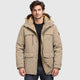 Men's Waterproof Longline Hooded Winter Jacket