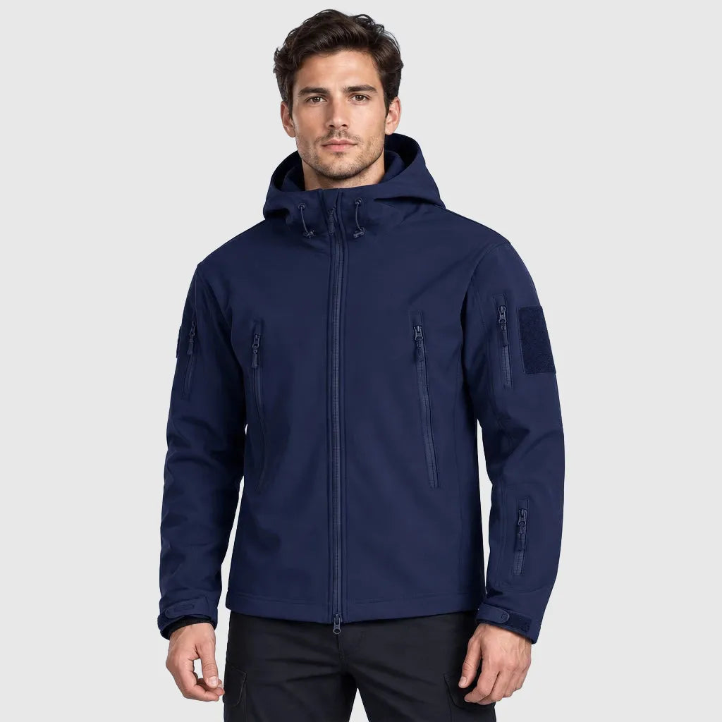 Men's Windproof Softshell Fleece Outdoor Jacket