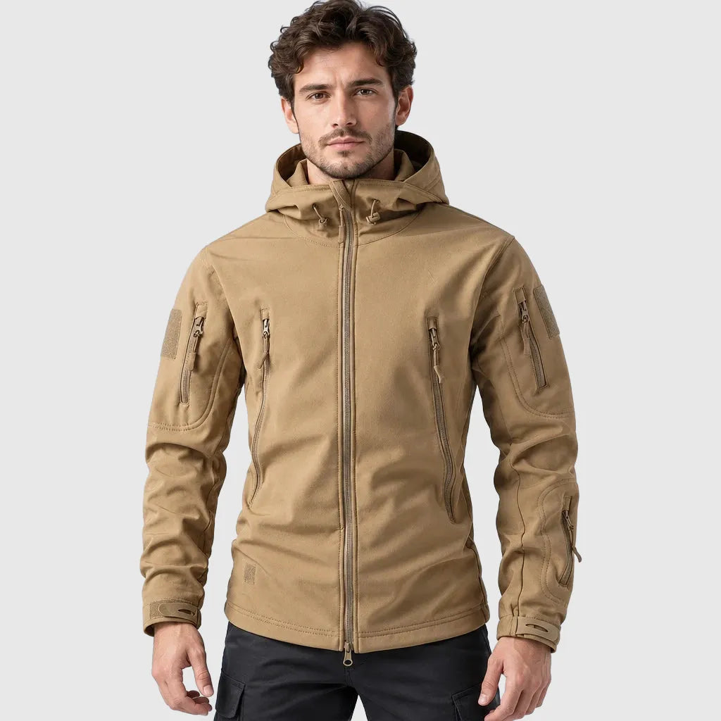 Men's Windproof Softshell Fleece Outdoor Jacket