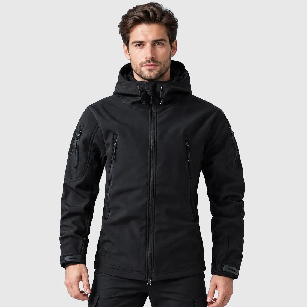 Men's Windproof Softshell Fleece Outdoor Jacket