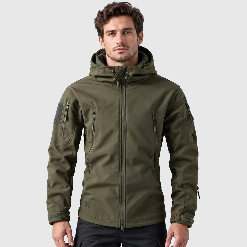 Men's Windproof Softshell Fleece Outdoor Jacket