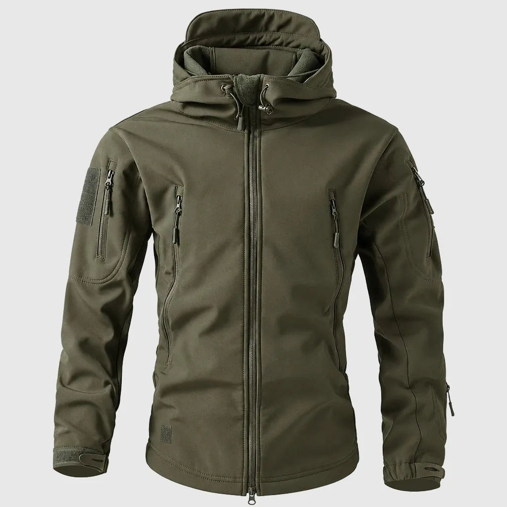 Men's Windproof Softshell Fleece Outdoor Jacket