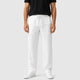 Men’s Cotton Linen Drawstring Harem Trousers White front
