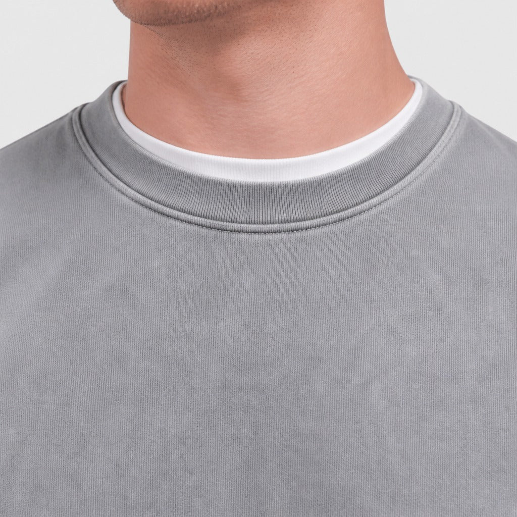 Men’s Cotton T-Shirt and Shorts Set detail