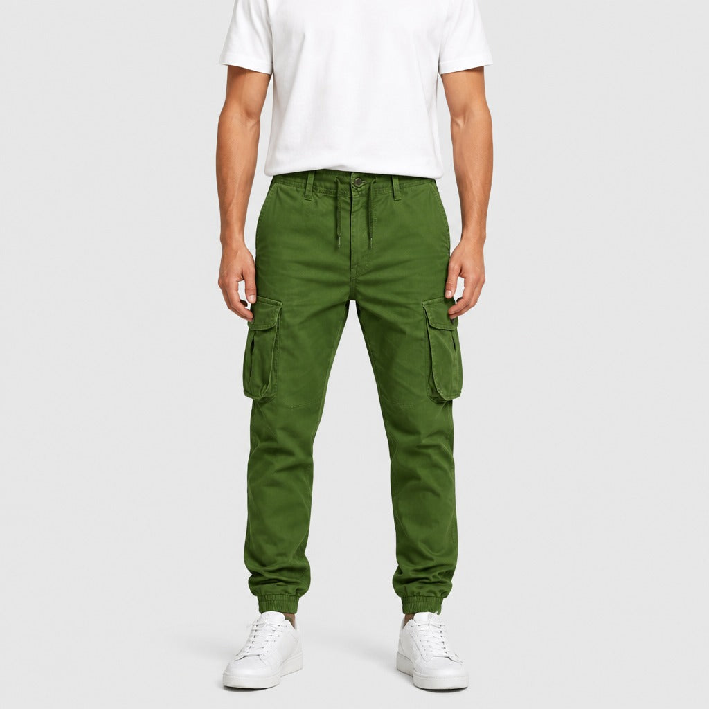 Men’s Cuffed Cargo Joggers Green