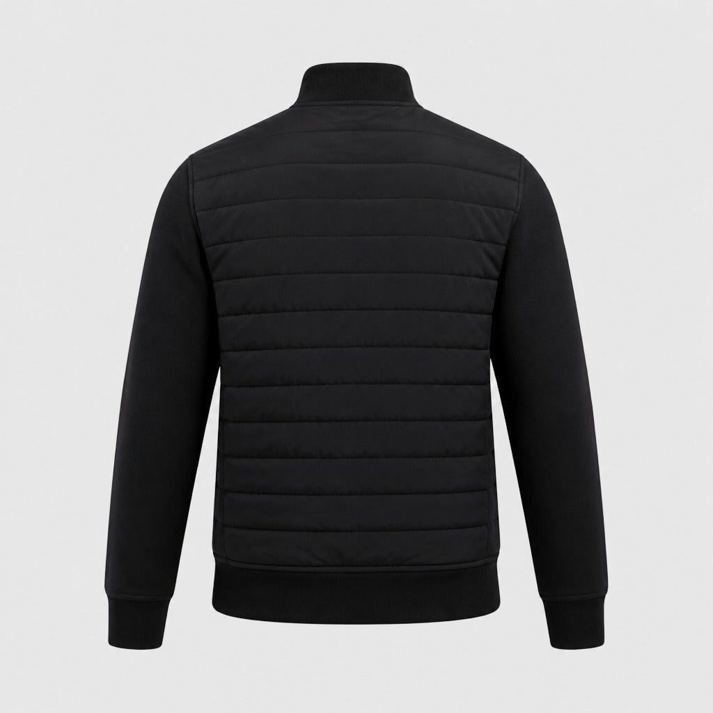 Men’s Duck Down Zip-Up Jacket Black product back