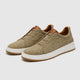 Men’s Faux Leather Slip-On Shoes Khaki pair